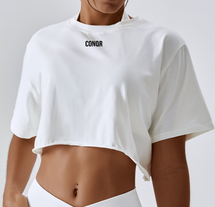 CONQR WMNS OVERSIZED CROP TOP